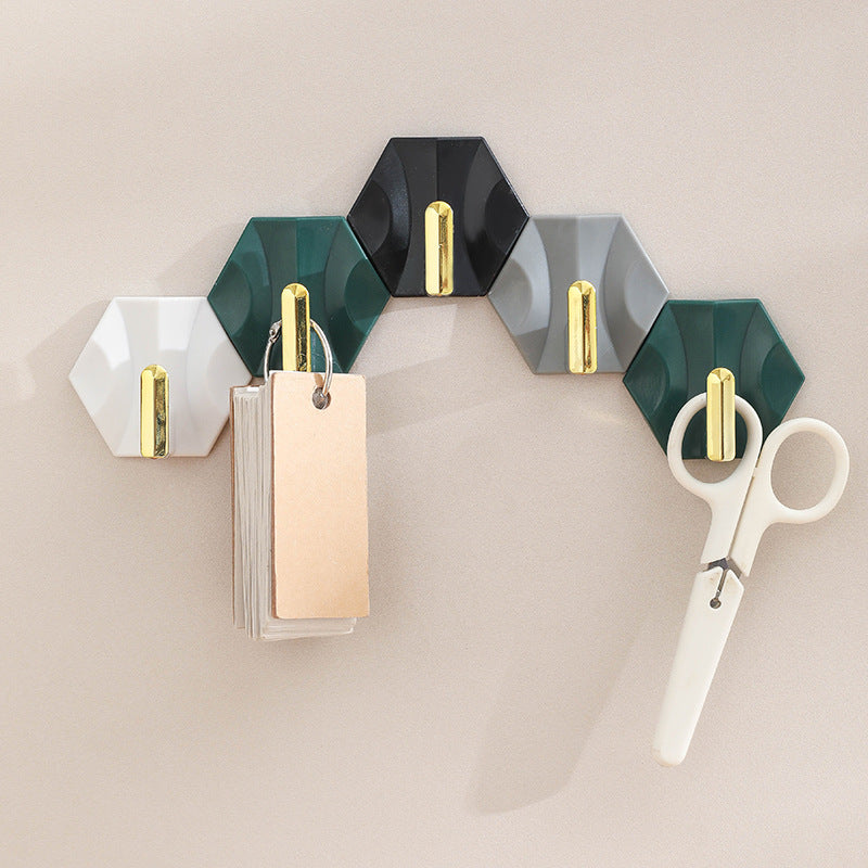 Geometric No-Drill Small Adhesive Hooks