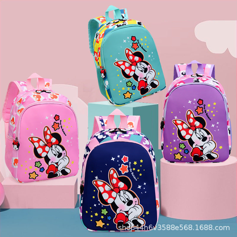 Cute Mickey gradient color children's schoolbag