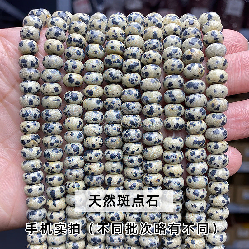 8 * 4Mm natural stone chalcedony abacus beads loose beads