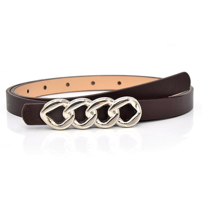 Women's Belt Casual Versatile Patent Leather