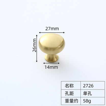 New Chinese cabinet door brass handle