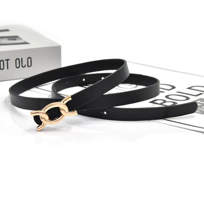 Temperament versatile metal thin belt