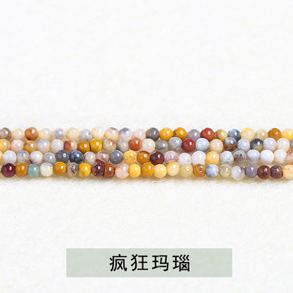 3Mm Natural Crystal Colorful Tourmaline Beads Loose Beads