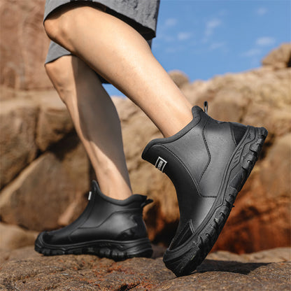 Short non-slip rubber shoes outdoor