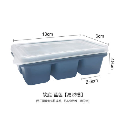 Silicone Ice Cube Tray with Lid