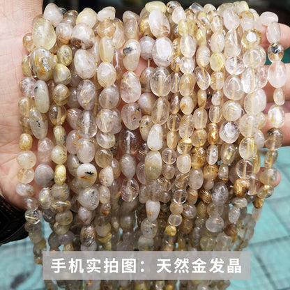 Crystal gravel conformal loose beads