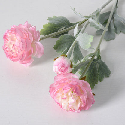 3 heads flocking Qianzi Lulian artificial flower