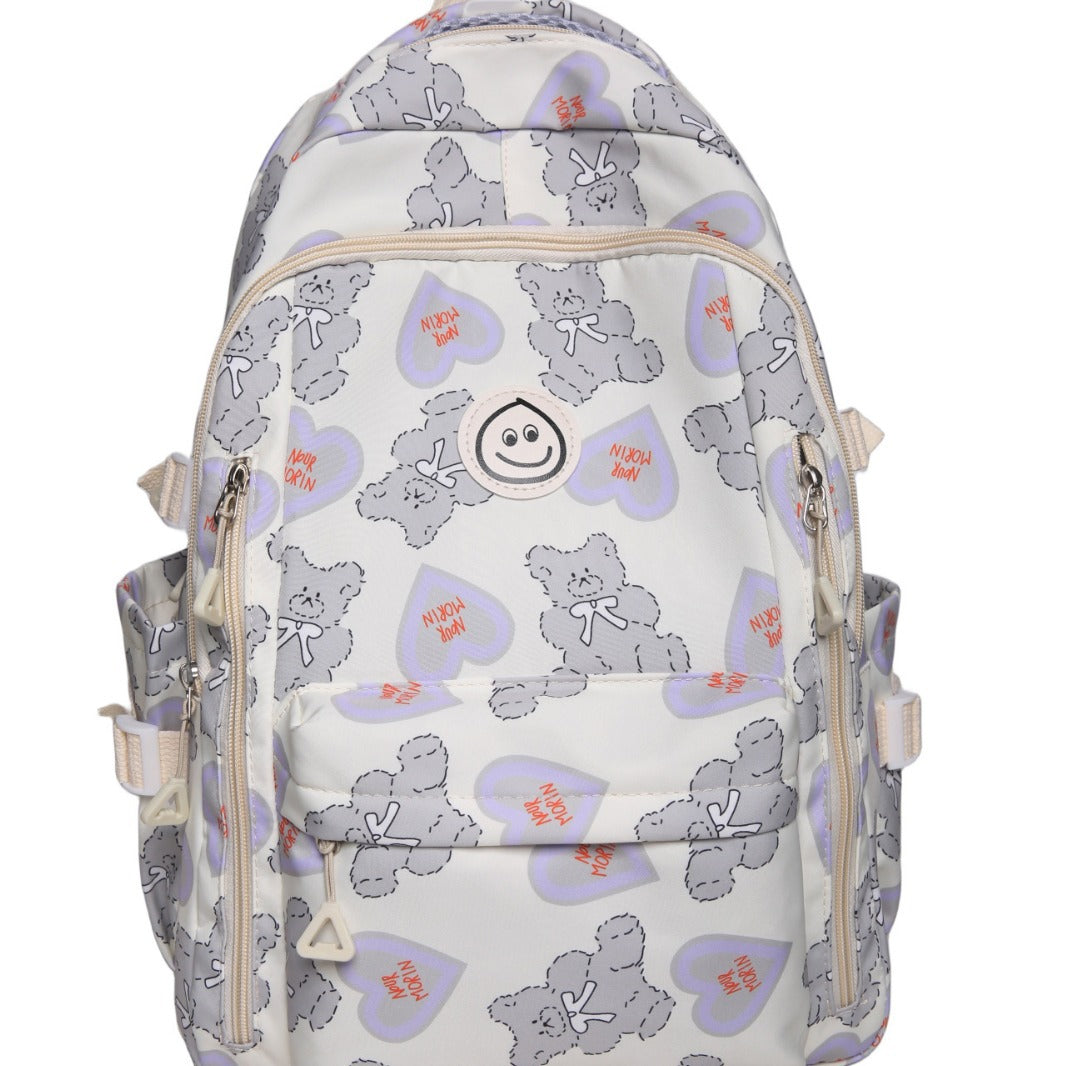 New graffiti print cute backpack