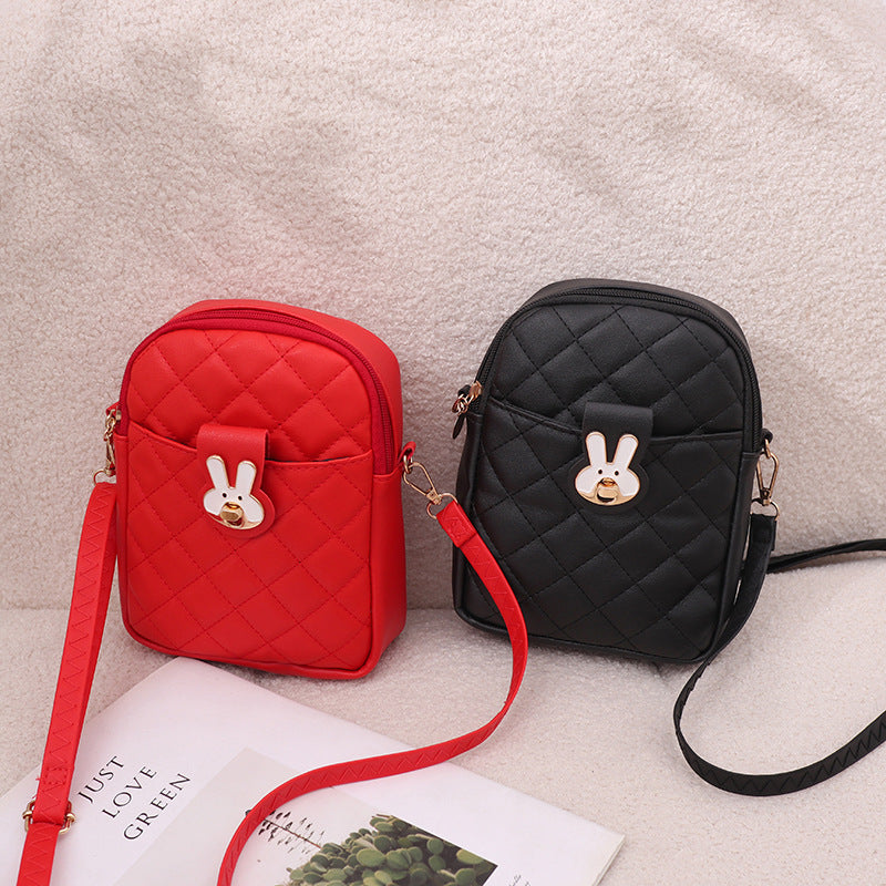 Embroidered mobile phone bag versatile shoulder bag