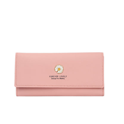 Women's long zipper wallet