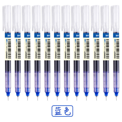 Color neutral straight liquid ballpoint pen