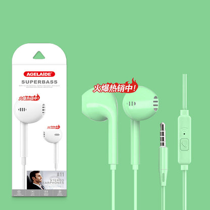 Macaron Wired In-Ear Earphones 3.5mm Huawei Apple