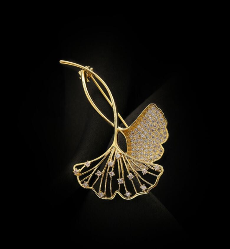 Ginkgo Biloba Brooch Accessories