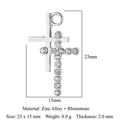 Alloy pendant dolphin snake cross