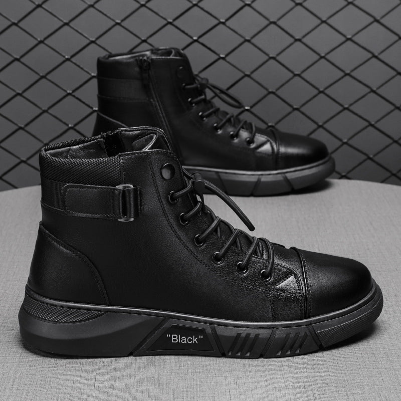 Trendy High-Top Martin Boots