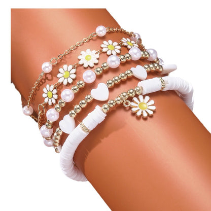 Daisy Bracelet Set 5 Pieces