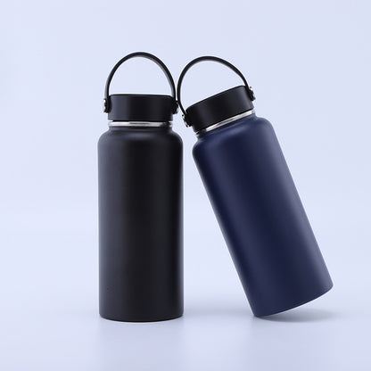 Powder-Coated 304 Stainless Steel Water Bottle, Outdoor Portable