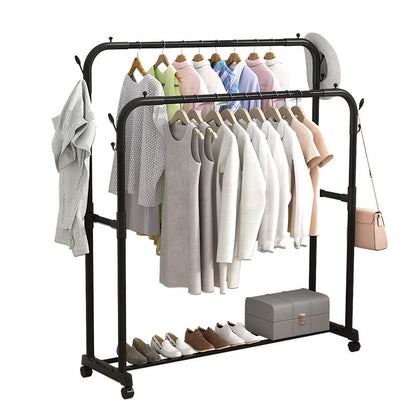 Clothes Rack Floor Standing Simple Clothes Drying Pole