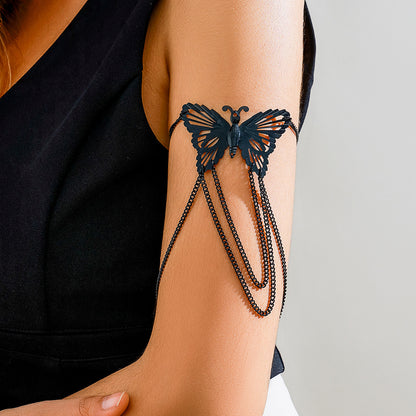 Ladies Open Butterfly Arm Bracelet