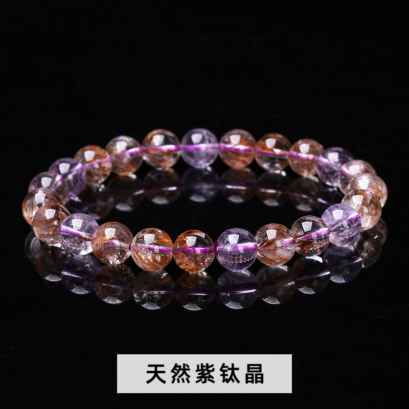 Natural crystal bracelet