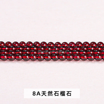 7A Natural Garnet Loose Beads