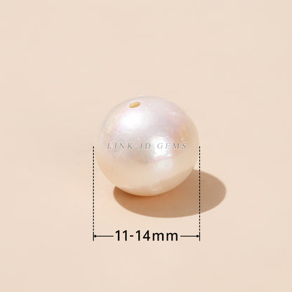 11-14Mm Baroque Pearl Round Bead Pendant