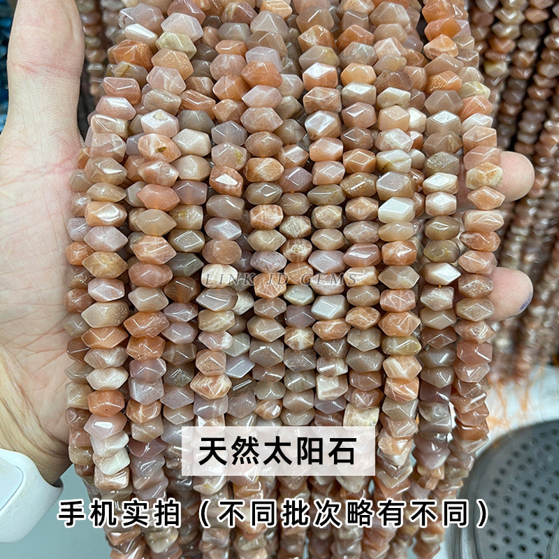 6 * 10Mm jade gravel angle of attack amorphous beads loose beads