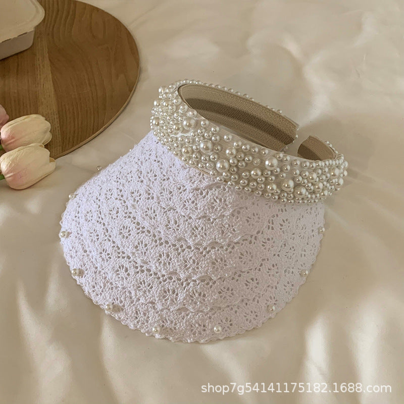 Lace Pearl Sun Hat