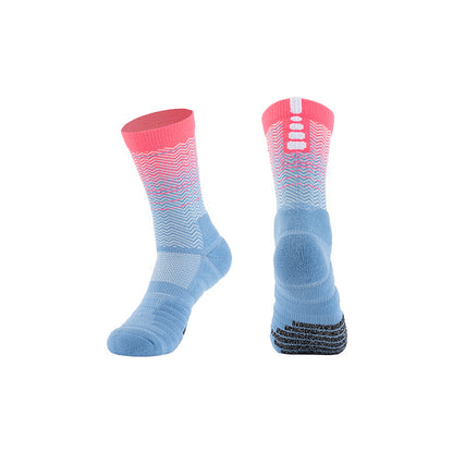 Mid-Calf Basketball Socks Thick Towel Bottom