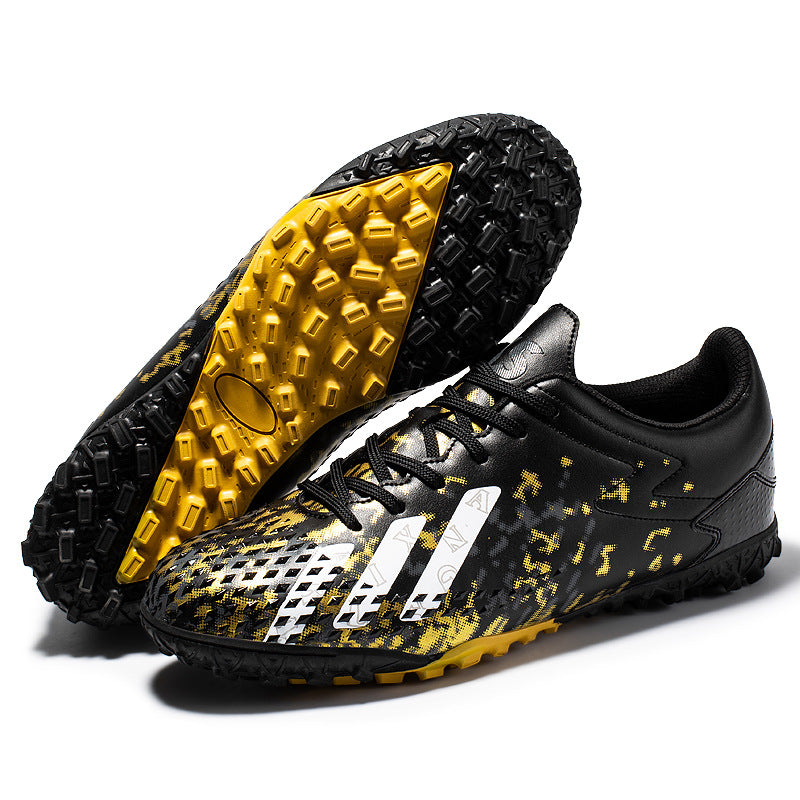 Cross-Border Football Shoes Men TF Studs Youth Two-Tone Long