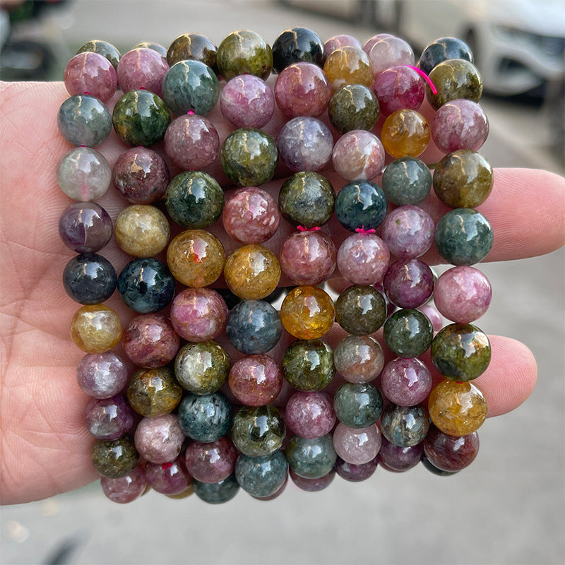 4A natural color tourmaline bracelet