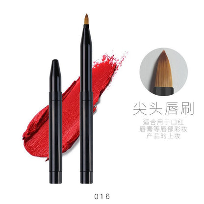 Colorful Retractable Dual-Ended Lip Brush