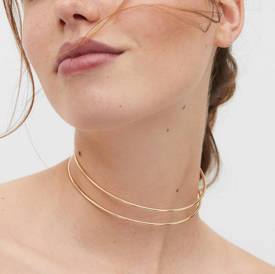 Double line collar