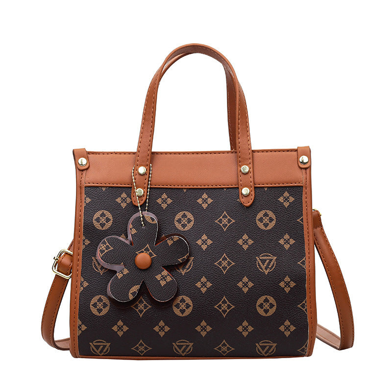 Vintage letter print fashion women's bag