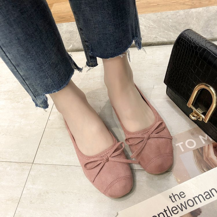 Egg roll shoes single shoes women