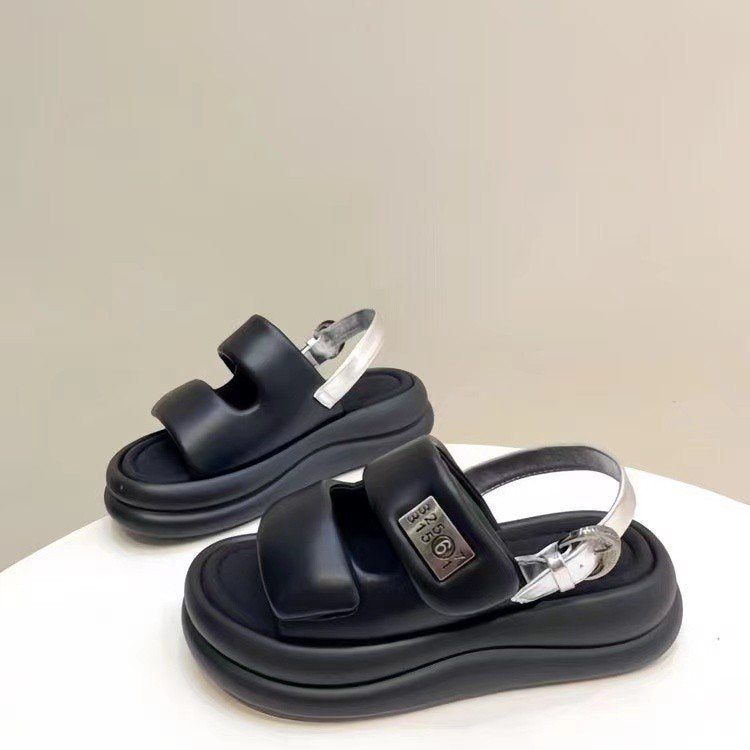 Velcro muffin sole sandals