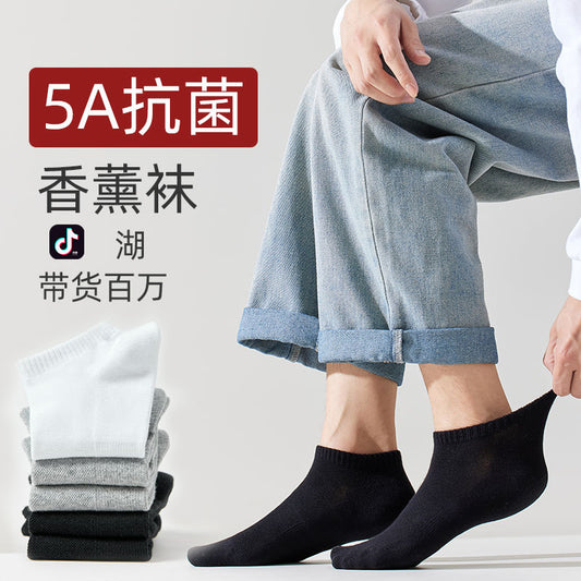 Spring-Summer Thin Mesh Anti-Odor Men's Ankle Socks