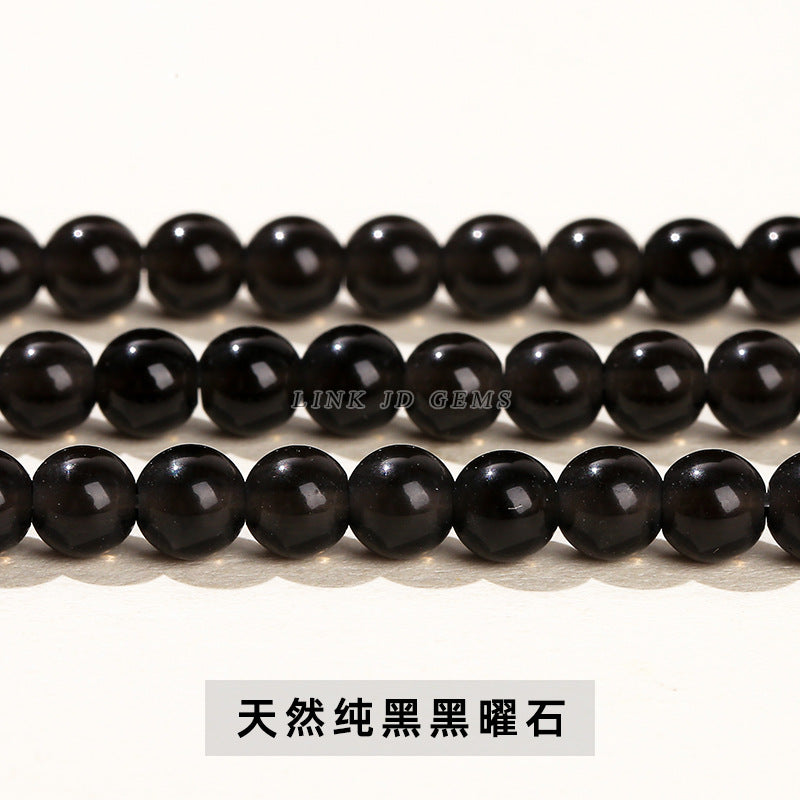 4Mm natural stone crystal agate small beads round beads