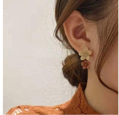 Earrings Women's Autumn Flower Stud Earrings