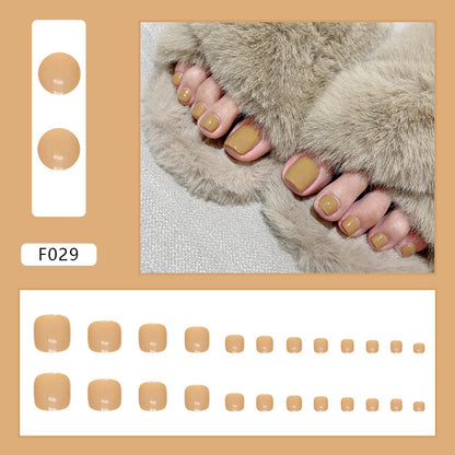 Detachable Fake Toe Nail Patches