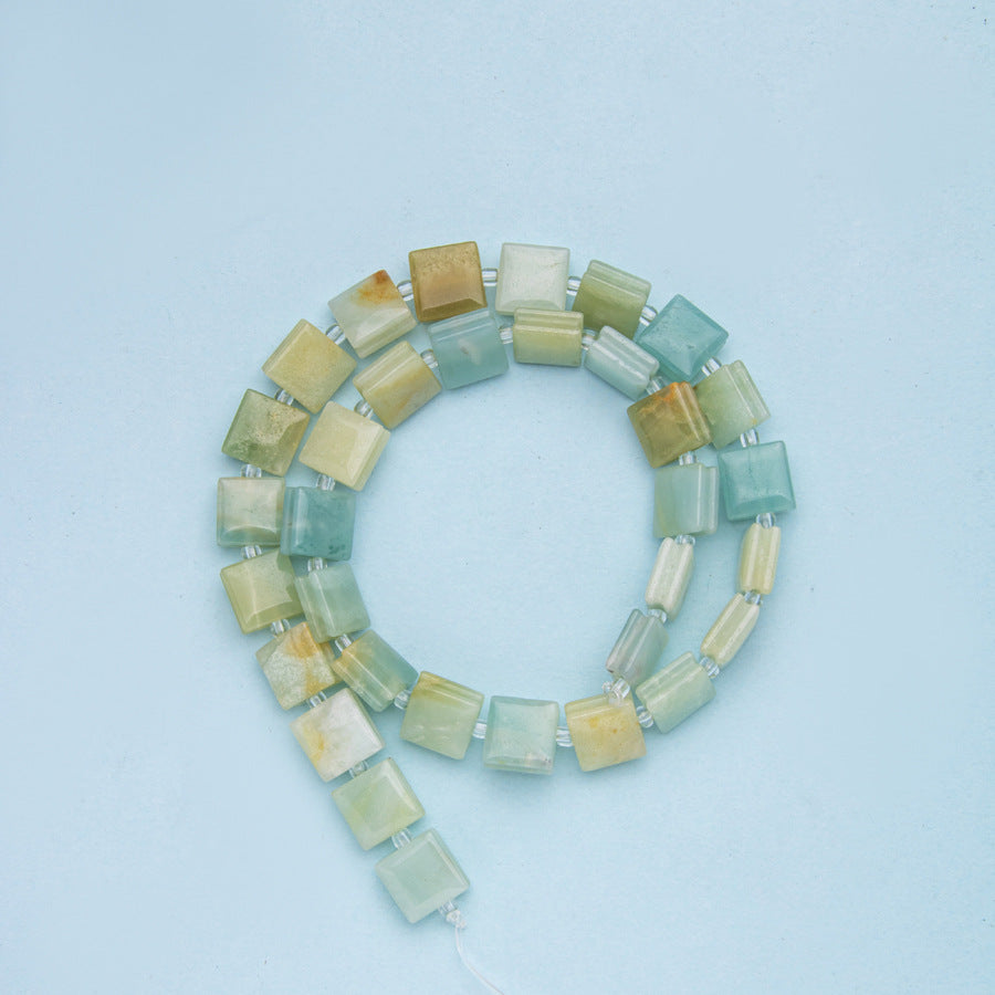 Crystal square shaped beads loose beads