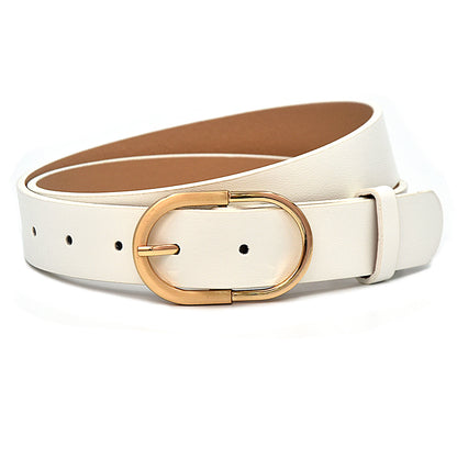 Versatile fashion pin buckle women's belt