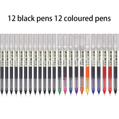 24 water-based painting rollerball pens