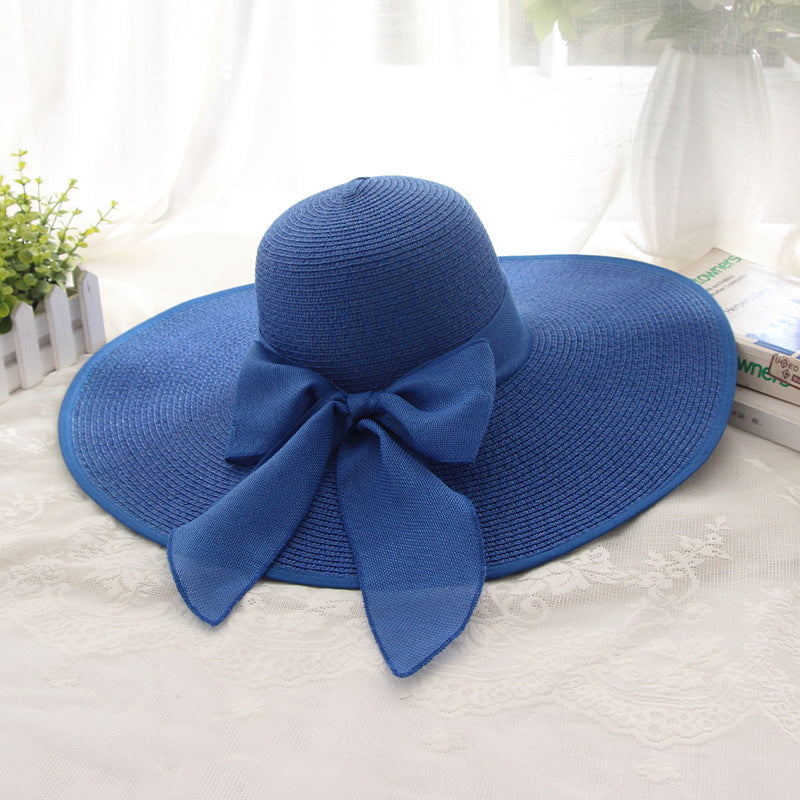 Summer Sunshade Large-Brim Straw Hat