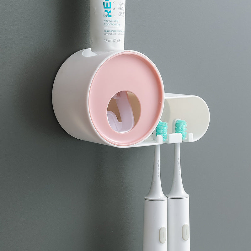 Toothbrush Holder Automatic Toothpaste Dispenser