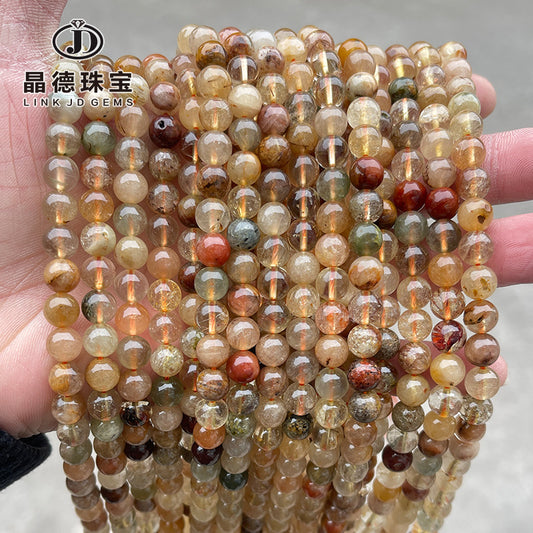 Natural Color Hair Crystal Loose Bead Crystal Bracelet