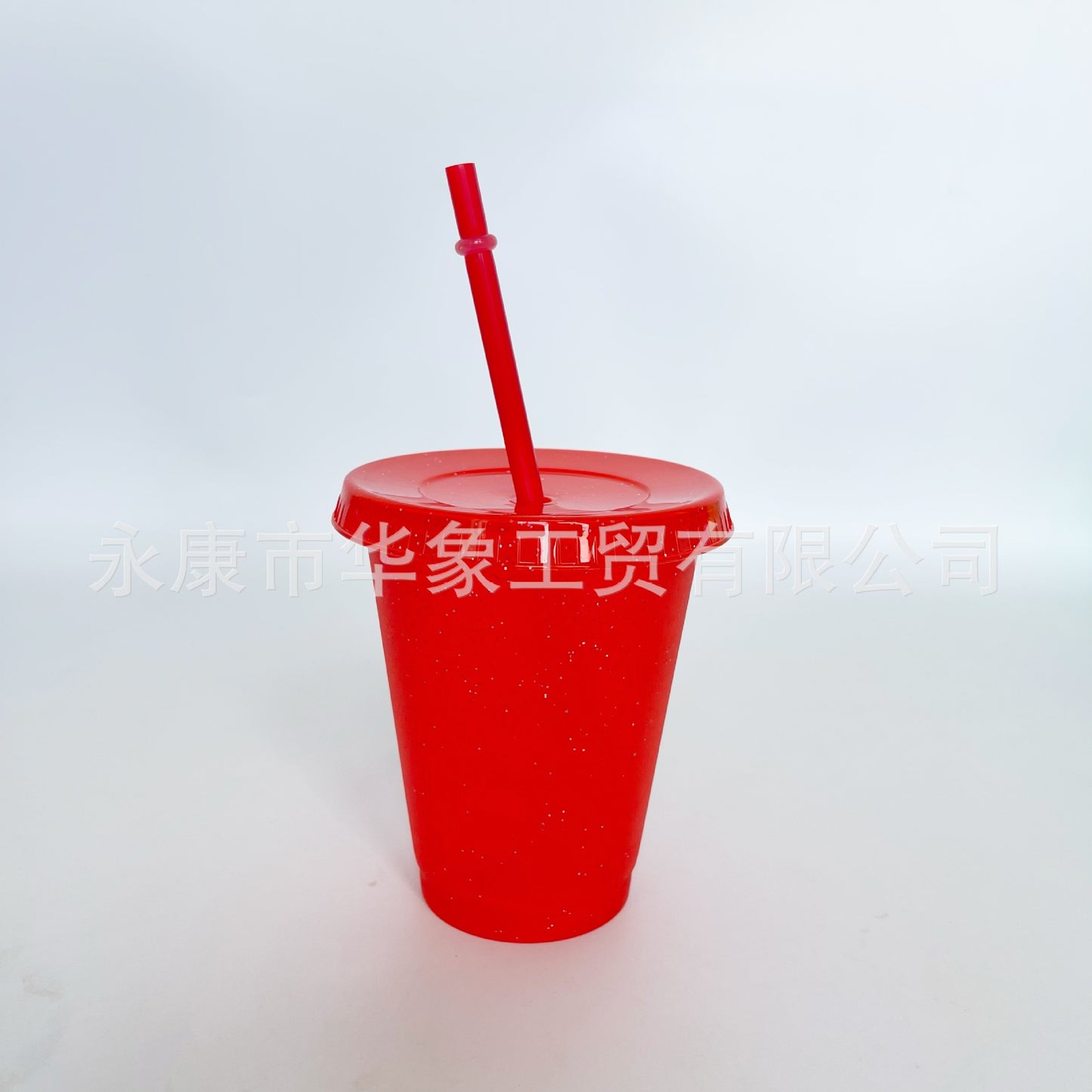 Popular pp glitter plastic cup 16oz