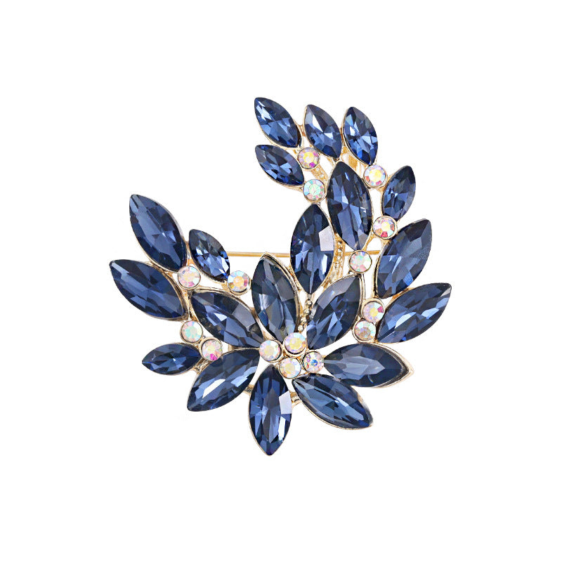 Crystal brooch high-end gift