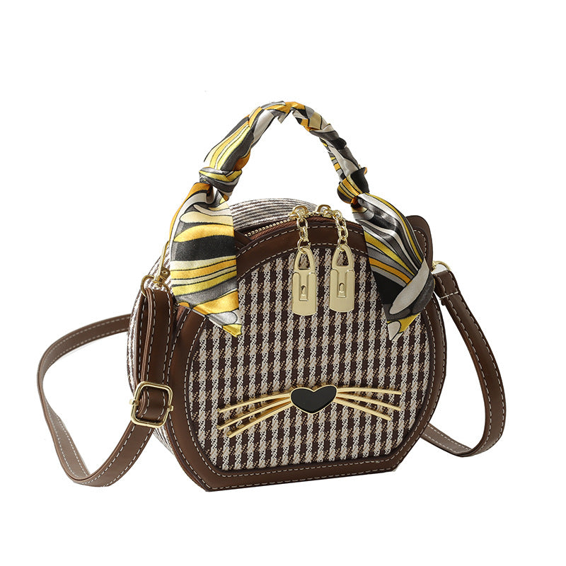 Retro small round bag fashion