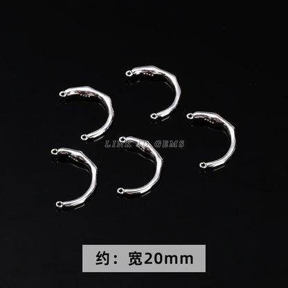 S925 silver bead spacer accessories flower tray snowflake spacer